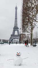 Image showing Parisian Winter