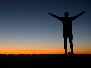 Image showing Horizon, mountains in Norway