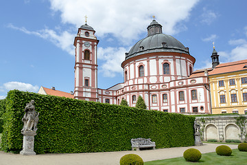 Image showing Famous Baroque chateau Jaromerice nad Rokytnou