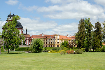 Image showing Famous Baroque chateau Jaromerice nad Rokytnou