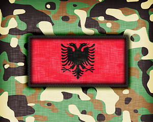 Image showing Amy camouflage uniform, Albania