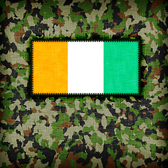 Image showing Amy camouflage uniform, Ivory Coast