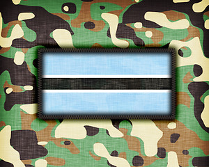 Image showing Amy camouflage uniform, Botswana