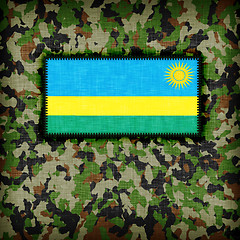 Image showing Amy camouflage uniform, Rwanda