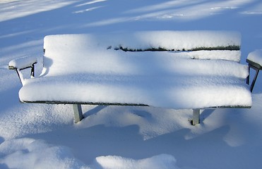 Image showing Park-bench