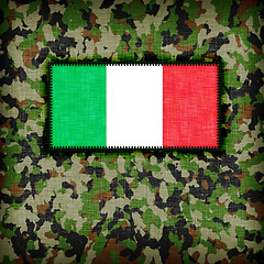 Image showing Amy camouflage uniform, Italy