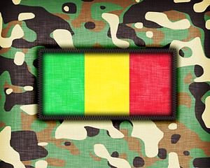 Image showing Amy camouflage uniform, Mali