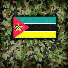 Image showing Amy camouflage uniform, Mozambique