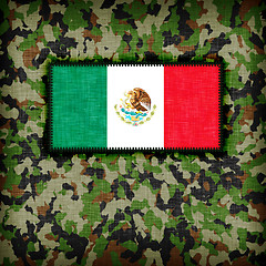 Image showing Amy camouflage uniform, Mexico