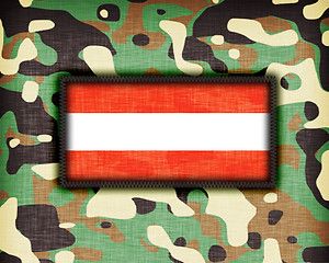 Image showing Amy camouflage uniform, Austria