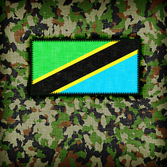 Image showing Amy camouflage uniform, Tanzania