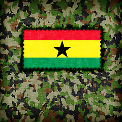 Image showing Amy camouflage uniform, Ghana