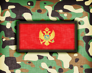 Image showing Amy camouflage uniform, Montenegro