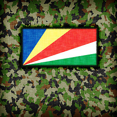 Image showing Amy camouflage uniform, The Seychelles