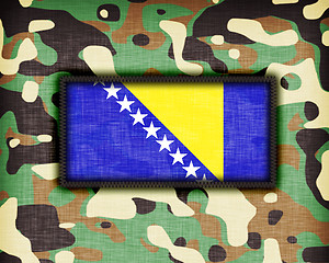 Image showing Amy camouflage uniform, Bosnia and Herzegovina