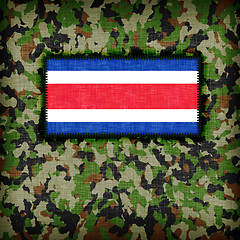 Image showing Amy camouflage uniform, Costa Rica