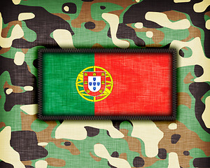 Image showing Amy camouflage uniform, Portugal