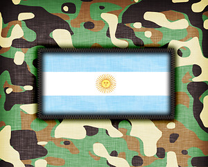 Image showing Amy camouflage uniform, Argentina