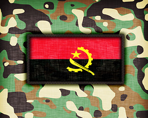 Image showing Amy camouflage uniform, Angola