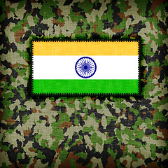 Image showing Amy camouflage uniform, India