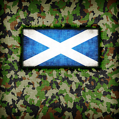 Image showing Amy camouflage uniform, Scotland