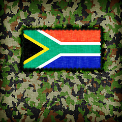 Image showing Amy camouflage uniform, South Africa