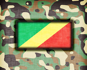 Image showing Amy camouflage uniform, Congo