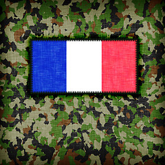 Image showing Amy camouflage uniform, France