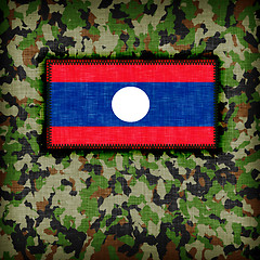 Image showing Amy camouflage uniform, Laos