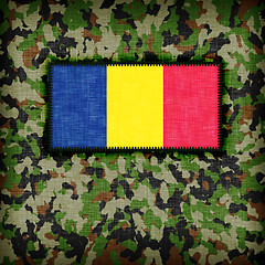Image showing Amy camouflage uniform, Romania