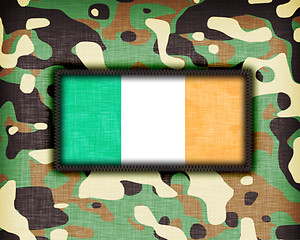 Image showing Amy camouflage uniform, Ireland