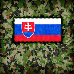 Image showing Amy camouflage uniform, Slovakia