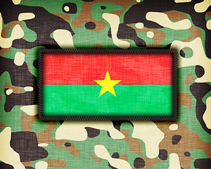 Image showing Amy camouflage uniform, Burkina Faso