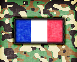 Image showing Amy camouflage uniform, France