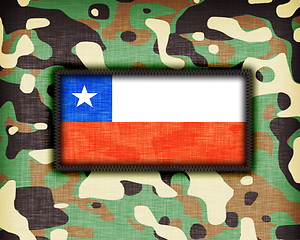 Image showing Amy camouflage uniform, Chile