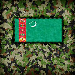 Image showing Amy camouflage uniform, Turkmenistan