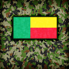 Image showing Amy camouflage uniform, Benin