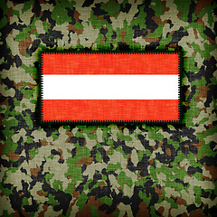 Image showing Amy camouflage uniform, Austria