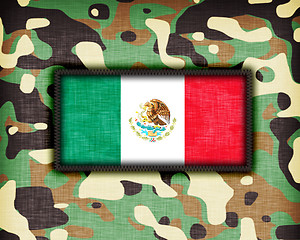 Image showing Amy camouflage uniform, Mexico