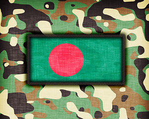 Image showing Amy camouflage uniform, Bangladesh