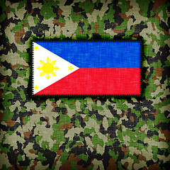 Image showing Amy camouflage uniform, phillipines