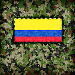 Image showing Amy camouflage uniform, Colombia