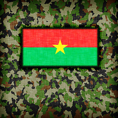 Image showing Amy camouflage uniform, Burkina Faso