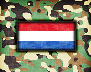 Image showing Amy camouflage uniform, the Netherlands