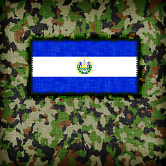 Image showing Amy camouflage uniform, El Salvador