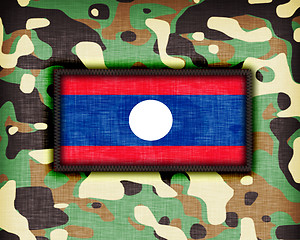 Image showing Amy camouflage uniform, Laos