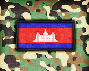 Image showing Amy camouflage uniform, Cambodia