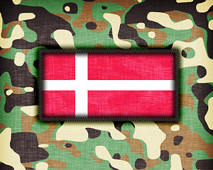 Image showing Amy camouflage uniform, Denmark