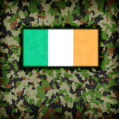 Image showing Amy camouflage uniform, Ireland