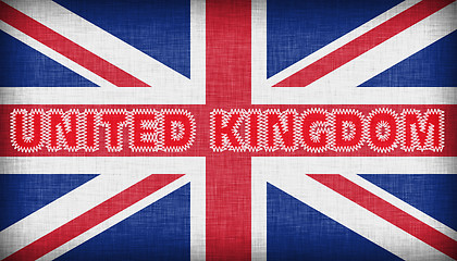 Image showing Flag of the UK isolated